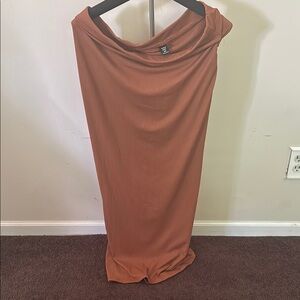 Elegant Rust Skirt